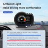 Car OBD2+GPS Head Up Digital Display Gauge Speedometer, KM/H MPH