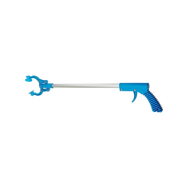 Sammons Preston 32" Long Adapt-a-Reacher with Suction Cups, Secure Grip Extended Reach Picker Upper for Home & Assisted Daily Living, Large Jaw & Rubber Grips, Reacher Grabber with Rotating Head