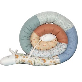 Bettschlange/Bettschnecke XXL (Motiv Fuchs/Hase/Igel) L√§nge 250cm **personalisierbar** Seitenschl√§ferkissen