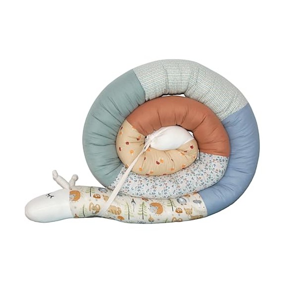 Bettschlange/Bettschnecke XXL (Motiv Fuchs/Hase/Igel) L√§nge 250cm **personalisierbar** Seitenschl√§ferkissen