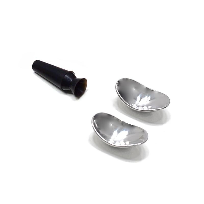 Corneal Eye Shield Protector, Stainless Steel with Suction Pump, 26mm