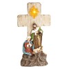 Dicksons Natural Brown Look Holy Family Cross 12.25 x 6.5