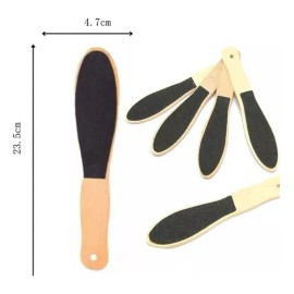 12 Limas Para Pies Doble Cara De Madera Pedicura