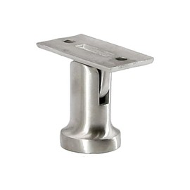 Top Hardware Stainless Steel 304 Grade Adjustable Handrail Support for Flat Handrail - Satin Brushed Finish