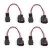 HiSport - Adaptadores para inyector de combustible, conectores EV6 a