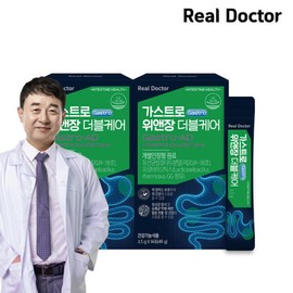 formulaReal Doctor Real Doctor Gastro AD Stomach & Intestinal Double Care Stomach Health Intestinal Health 3.5g x 14 Packets (49g) 2 Stomach Burn Intestinal Health Multicare / 리얼닥터 가스트로AD 위앤장 더블케어 위건강 장건강 3.5g x 14포(49g)  2개 위속쓰림 장건강 멀티케어