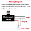 DC 8-50V Photoelectric Switch,12V/24V/36V/48V Direct Current Photocell Switch,Dusk to Dawn