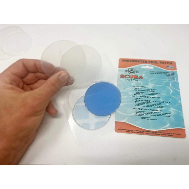 Scuba Patch Heavy Duty Underwater Pool Liner Patches | Heavy