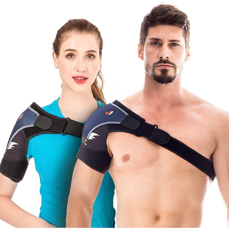 肩サポータースポーツ 肩痛 右肩 左肩 両肩 ショルダーサポート マジックテープ式 左右兼用 男女兼用 ス
