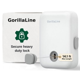 GorillaLine - Retractable Clothesline Indoor Outdoor Clothes Line | Heavy Duty Clothes Drying Laundry Line | Wall Mounted Drying Rack Clothing Line