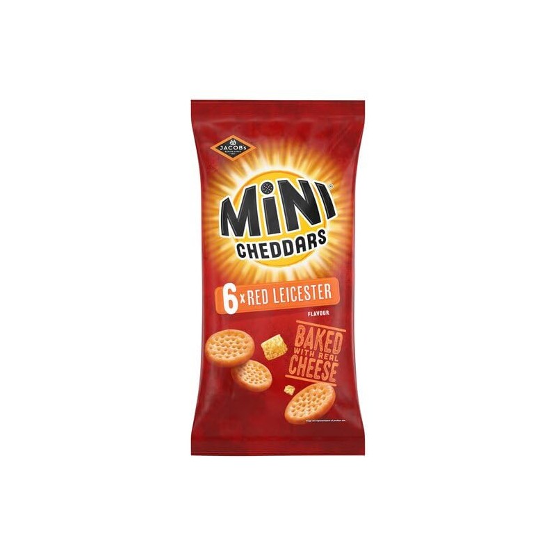 Snack Pack Bundle with Mini Cheddars Red Leicester Multipack 6x23g
