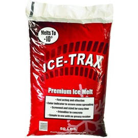 Premium Ice Melt, Blue (50 lb Bag) – Fast-Acting, Industrial-Grade Ice Melter for Sidewalks, Driveways & Parking Lots, Melts to -10°F, Concrete Safe, Non-Greasy, Slip-Free Formula
