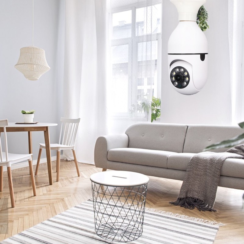 Surveillance Camera 3MP Wireless WIFI Remote Control Outdoor E27 Bulb
