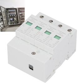 HHJGURBEN Arrester, AC380V Surge Protector Electric Shock Protector for Computer Center for Elevator Control Room for Telecommunications Room for Floor Distribution Box