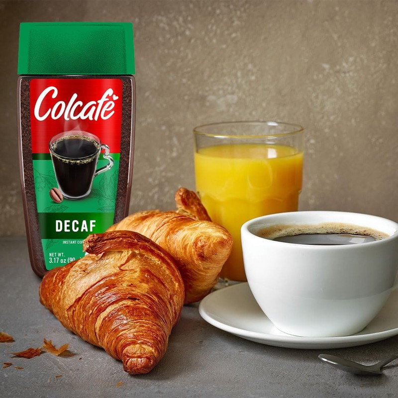 Colcafé Instant Decaf Coffee Jar | Same Great Taste, No