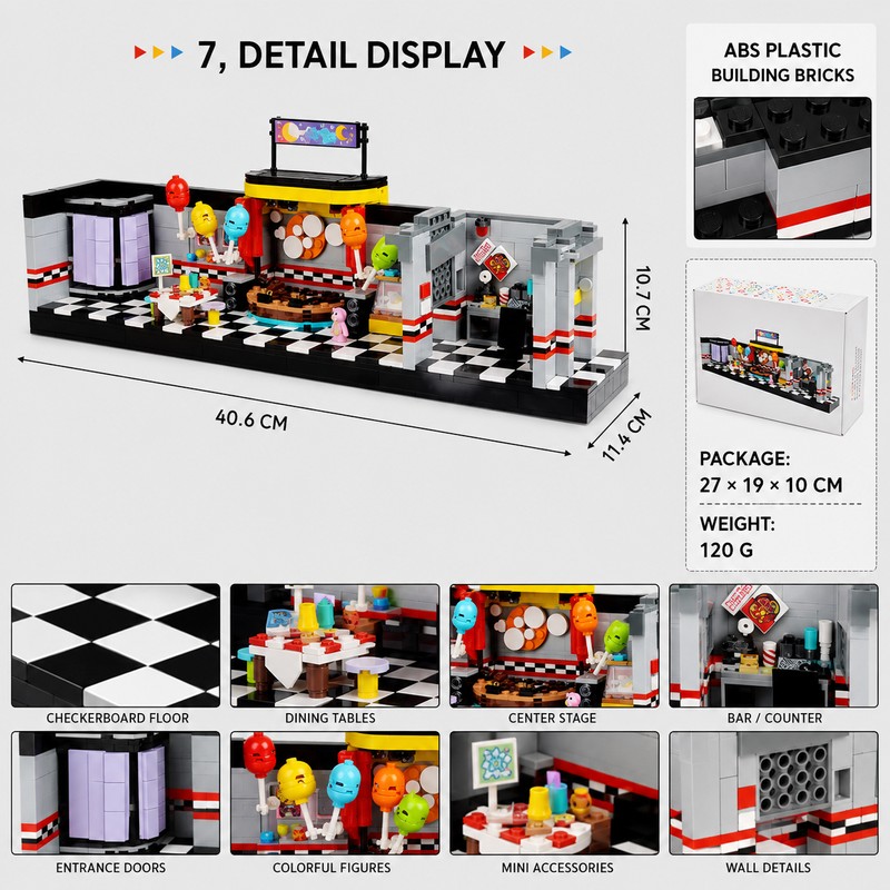 1388PCS Horror Game Building Block Set for Creative Play -