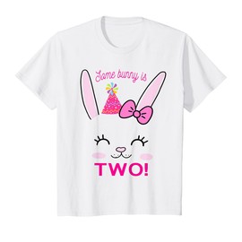 Some Bunny is TWO! 2nd Birthday bunny party theme 2 year old T-Shirt