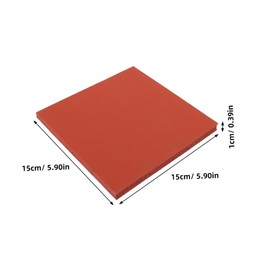 TEHAUX 3Pcs High Temperature Insulated Rubber Heat Press Mat Durable Non Deforming Cushions for Reliable Transfer Printing Convenient Home Accessory