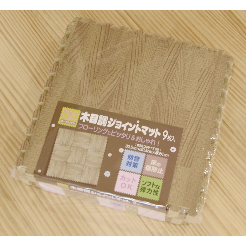 Yunox 140381 Joint Wood Grain Mat, Thickness Approx. 0.4 inches