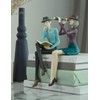 HAUCOZE Modern Home Decor Sculpture Reading Man Figurine Statue Table
