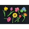 Miniblings Set of 7 Flower Figurines Miniature Flowers Spring Rose