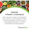 NaturesPlus Immune Chewable Vitamin C 500mg - Tasty Citrus Flavour