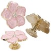 Unlorspy 2 Pcs Petal knobs Pull 4.5cm/1.77 Inch Flower Knob