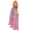 SHU-SHI Womens Kimono Cardigan Sheer Loose Open Front Short Beach