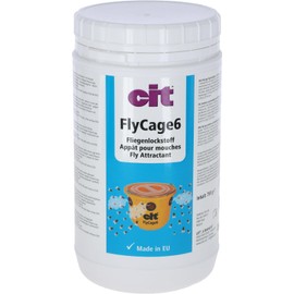 CIT Fliegenlockmittel FlyCage | 750 g | Effektiver natürlicher Lockstoff zur Anwendung in Fliegenfallen | Langer Wirkzeitraum (bis zu 3 Monate)| Einfache Anwendung
