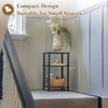 Fultyle Side Table, Small End Table with Storage Shelf, Vintage