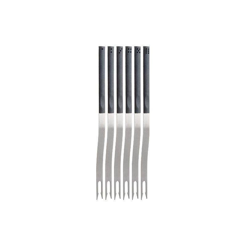 Trudeau Domino Fondue Forks, Set of 6