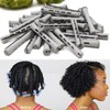 40PCS Perm Rods For Short Hair Grey Small Perm Rods