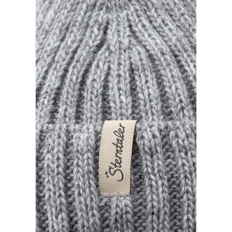 Sterntaler Knitted Hat with Effect Yarn - Girls' Beanie, Silver