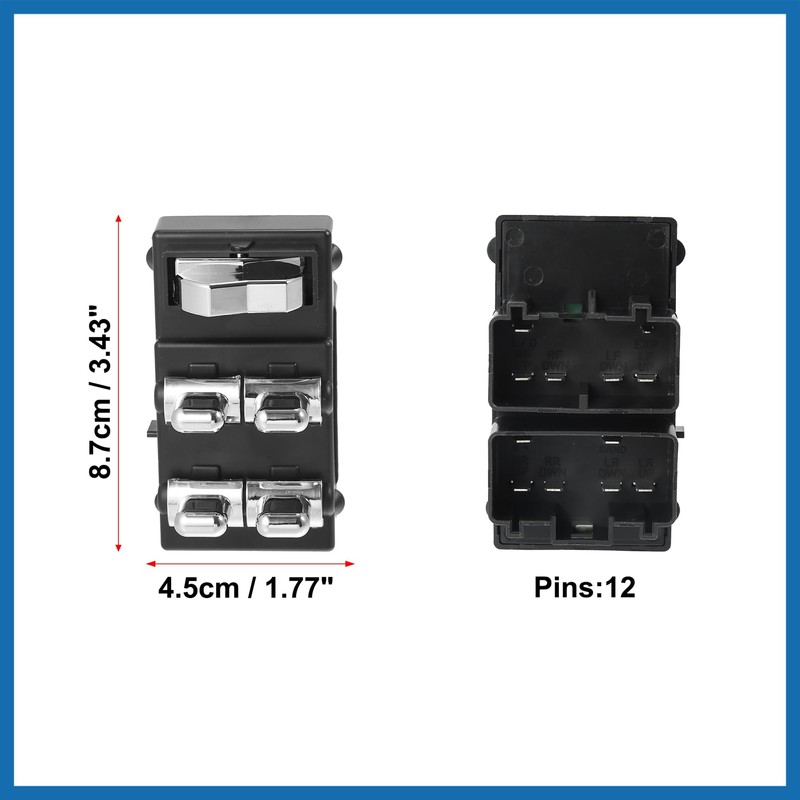 A ABSOPRO Power Window Switch Driver Side Power Window Master