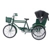 Rickshaw Model Retro Design Decorative Interesting Alloy 3 Wheel Rickshaw