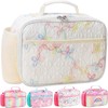 RHCPFOVR Kids Lunch Box for Girls Teens Insulated Lunch Bag Reusable Lunch Tote Kit for School Travel