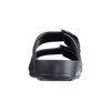 Totes Women's Everywear Adjustable Double Buckle Slide Sandal, Black, 8