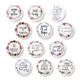 Decorative Inspiring Words Refrigerator Magnets for Fridge Magnets for Whiteboard Kitchen Bible Quotations Magnets for Fridge Magnets Colorful Cute Encouraging Motivational Words Magnets