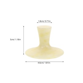 minkissy Mushroom Shape Massage Stone for Face Hot Cold Therapy Tool Portable Design