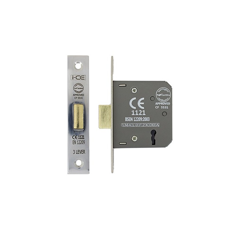 3 Lever Dead Lock Fire Rated BS Standard CE Fire