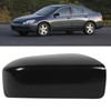 Side Rearview Mirror Cover Black Weather Proof Protective Door Mirror