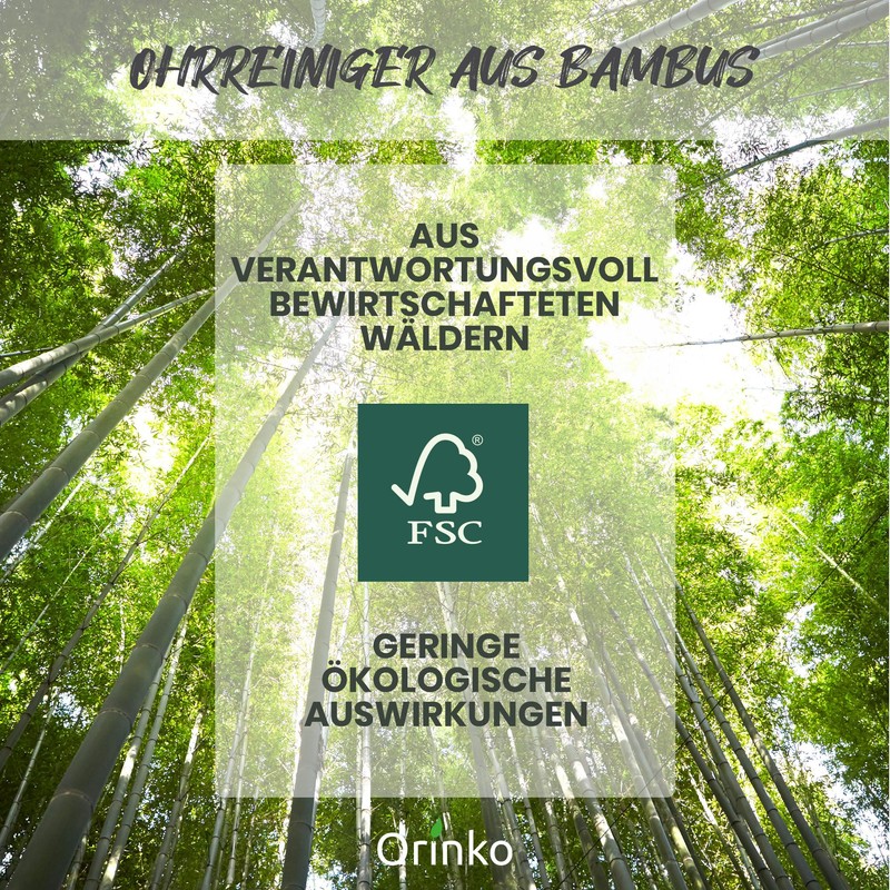 Bamboo Oriculi 5x - Ecological Ear Treatment for Replacement Cotton