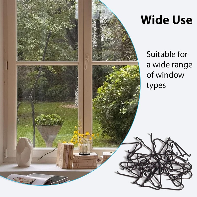 PL 14856 Steel Sash Window Glazing Clip for Prime-Line,60 pcs