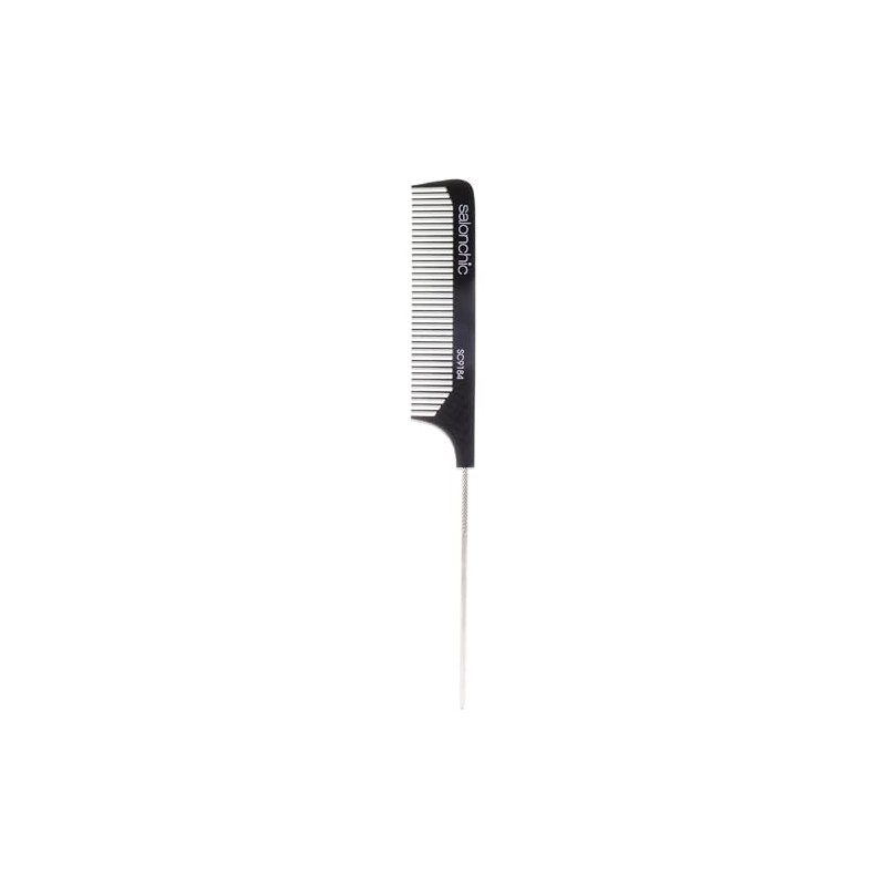 SalonChic Pin Tail Carbon Comb High Heat Resistant 9 -
