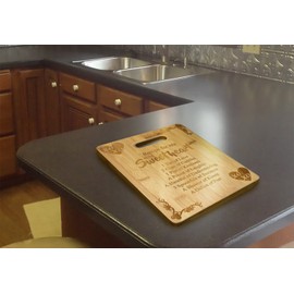 Recipe for my Sweetheart Cute Funny Laser Engraved Bamboo Cutting Board - Wedding, Housewarming, Anniversary, Birthday, Mother's Day, Valentine's Day Gift