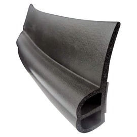 Leisure Coachworks RV Trailer Slide Out Seal 2 1/4 inch Wiper Seal with Adhesive Tape (Black, Rubber, 10-Feet)