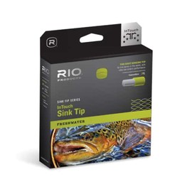Rio Pesca con Mosca Fly Line InTouch Fregadero Punta WF5 °F/S3 15 'Tipo 3 línea de Pesca, Color café/Amarillo
