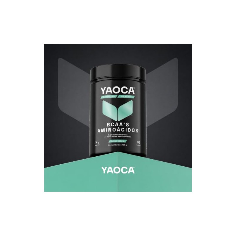 YAOCA, BCAA's en polvo 420g | Suplemento a base de