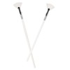 Healeved 2pcs Fan Eyelash Brush for Makeup Application Eyebrow and