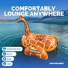 SWIMLINE ORIGINAL 90710 Giant Inflatable Giraffe Pool Float Floatie Ride-On